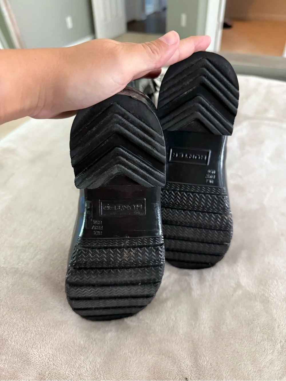 Hunter rain boots